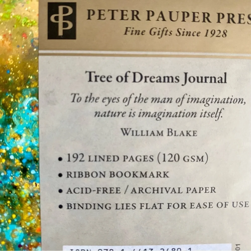 Colorful Tree of Dreams Art Hardcover Journal
